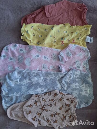Пакет новых вещей на девочку от 0- 6 месяцев