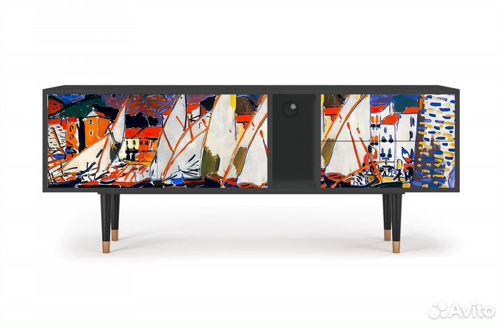 Тв-тумба T1 - Антрацит - Le Sechage des voiles