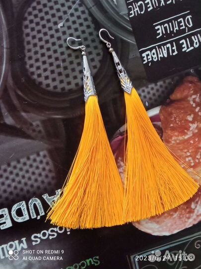 Серьги кисти