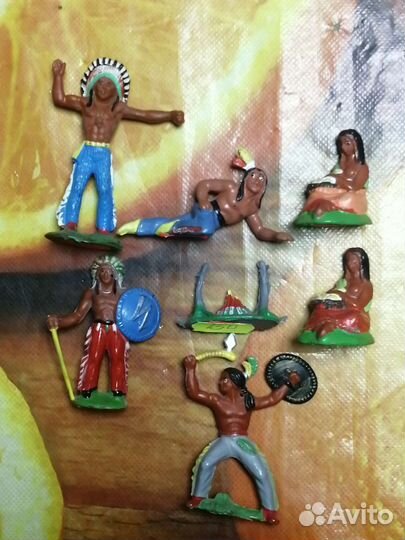 Солдатики индейцы ГДР