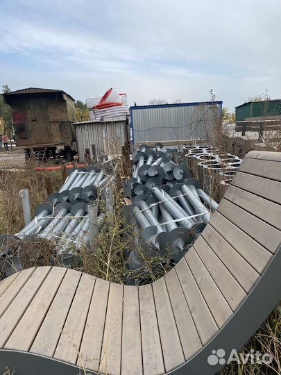 Винтовые сваи с установкой