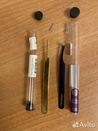 Пинцет для наращивания ресниц