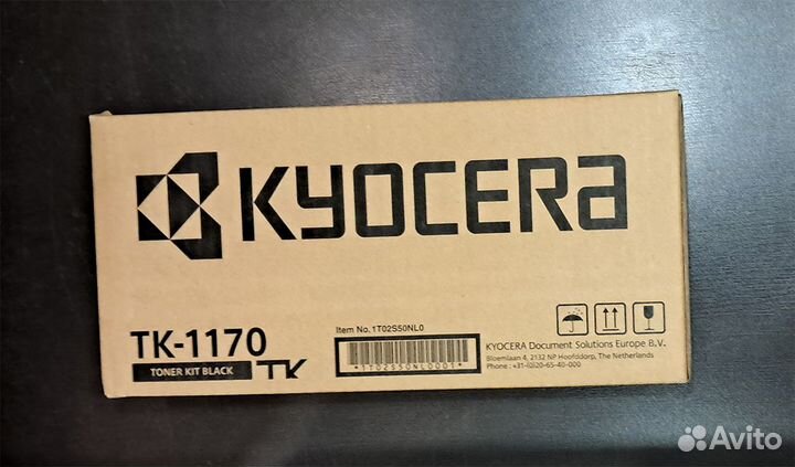 Картридж лазерный Kyocera TK-1170, новый, оригинал