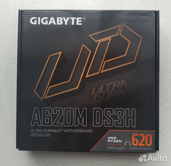Комплект am5 Gigabyte a620m ds3h + R5 7500F + 32GB