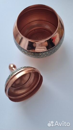 Ваза конфетница медь