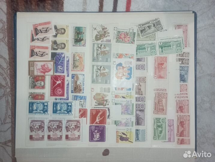 Коллекция марок со времён царской России