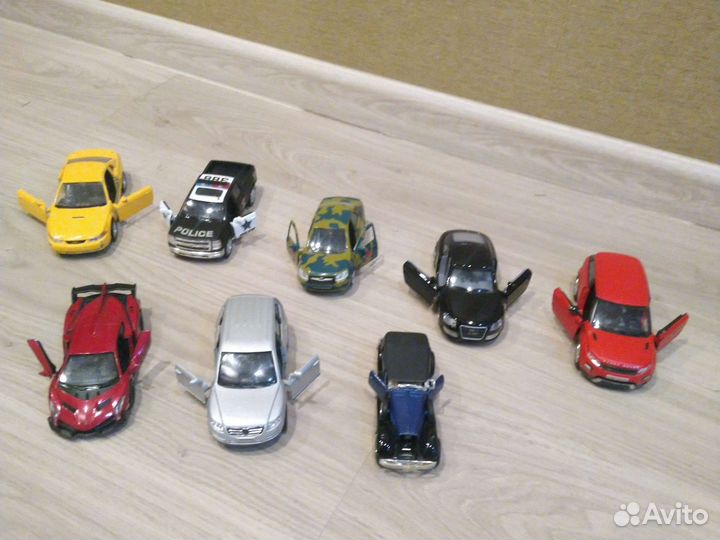 Машинки металлические модельки