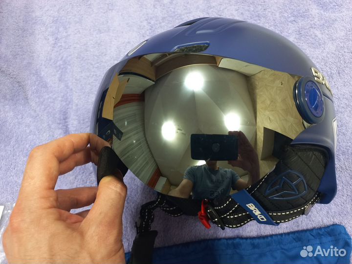 Горнолыжный шлем с визором briko stomboli