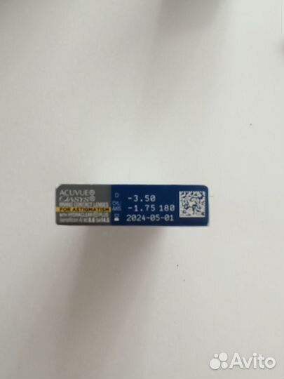 Контактные линзы Acuvue Oasys for astigmatism-3,50