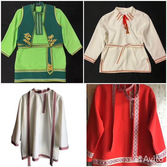 Рубашки, костюмы национальные