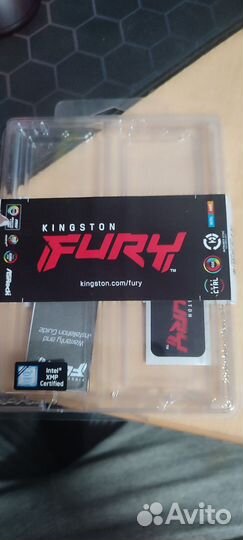 Kingston Fury Beast RGB 16gb ddr5 2x8 6000 ориг