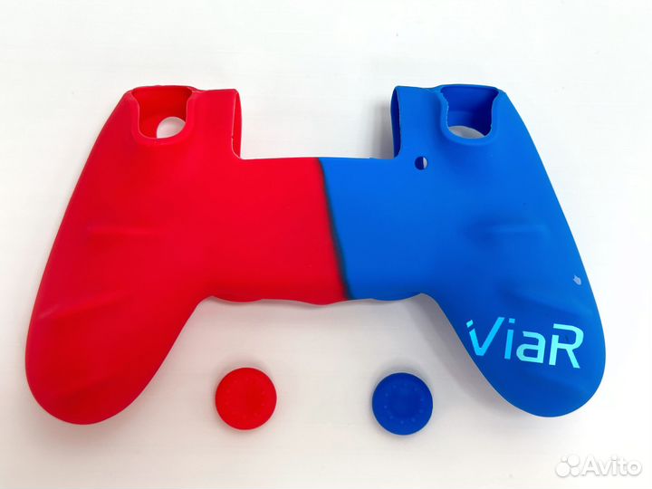 Чехол Красно-Синий+накладки (PS4) NEW