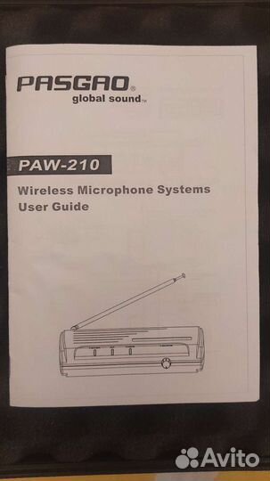 Pasgao PAW210/PAH171 радиосистема с микрофоном