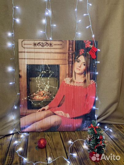 Печать фотографий на дереве