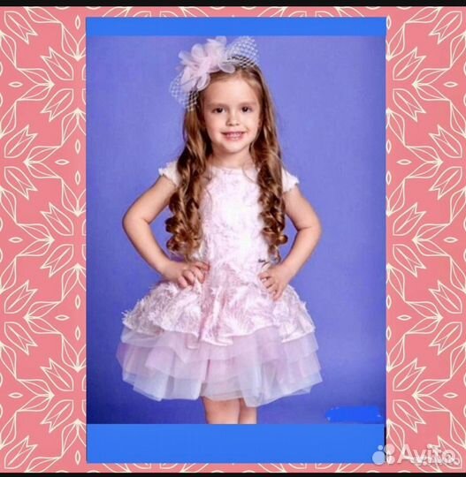 Платье для девочки 86