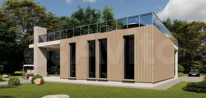 Дом 100 м² на участке 12 сот.