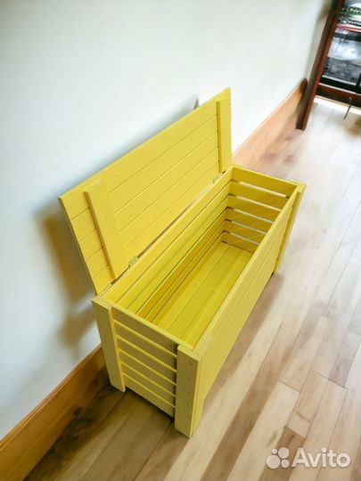 Ящик для хранения откидной из хвои (103х57х38см)