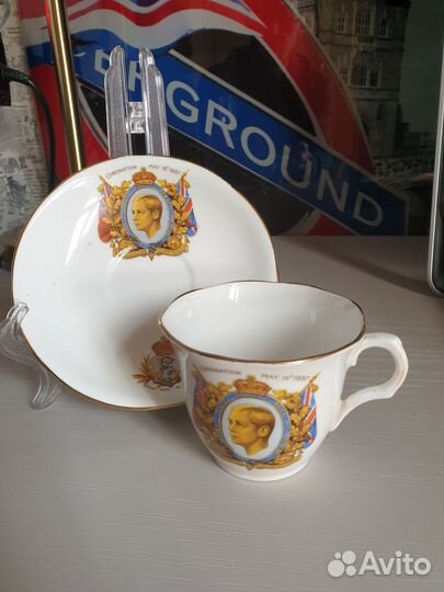 Чайная пара Коронация Эдвард viii