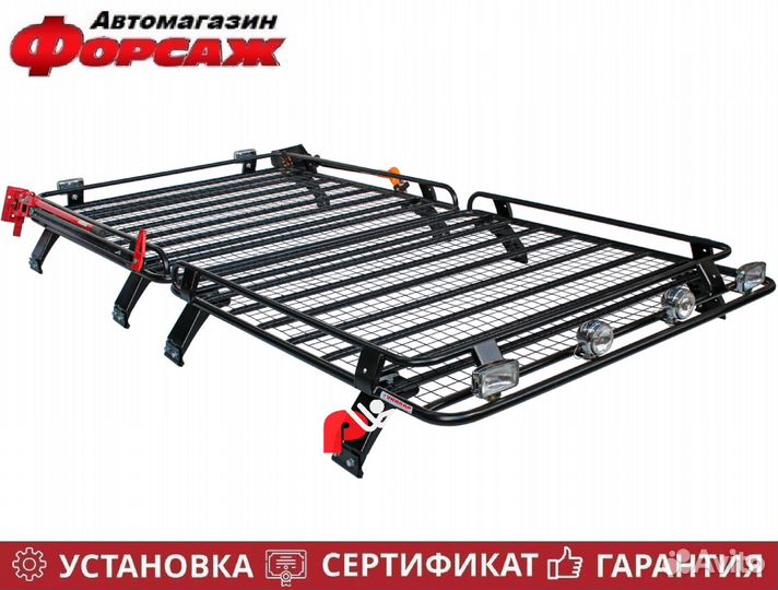 Корзина экспедиционная на крышу УАЗ 2206 Буханка