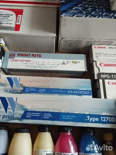 Картриджи, тонер HP/Xerox/Kyocera/Сanon/Ricoh