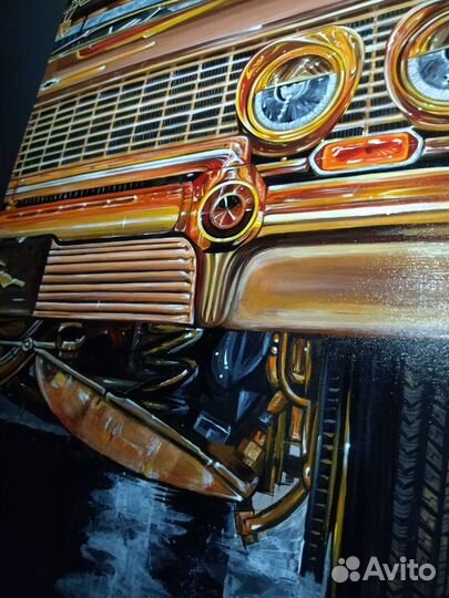 Картина акрилом на холсте