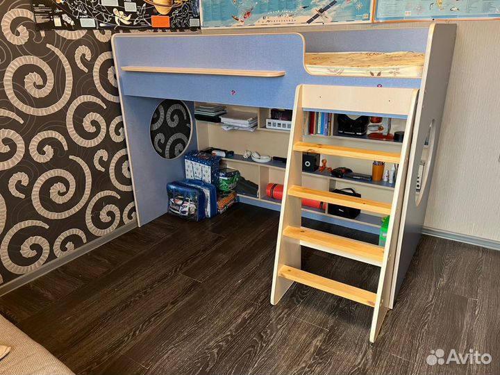 Детская кровать чердак