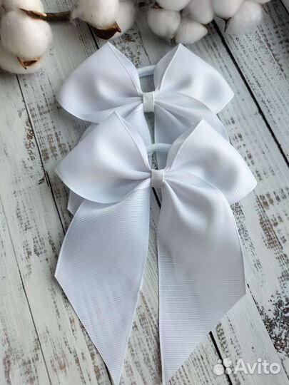 Банты для волос ручной работы