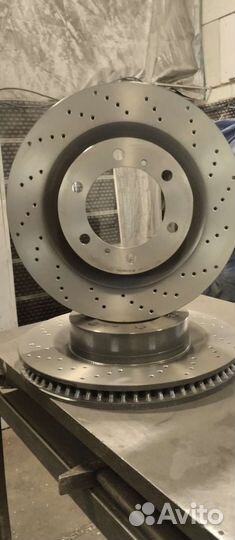 Тормозные диски Lexus GX, TLC 150 перфорированные