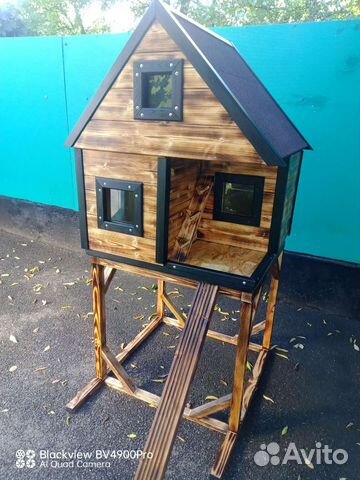 Домик для кошки уличный