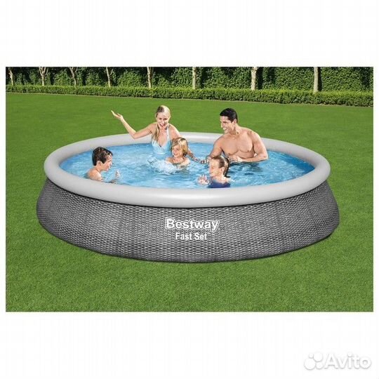 Бассейн надувной Bestway Fast Set, 396 x 84 см
