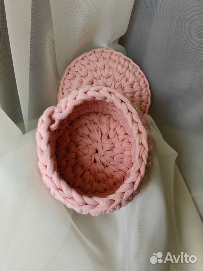 Плетеные корзинки для хранения