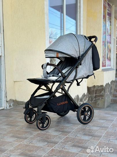 Прогулочная коляска Luxmom 609 (серая )