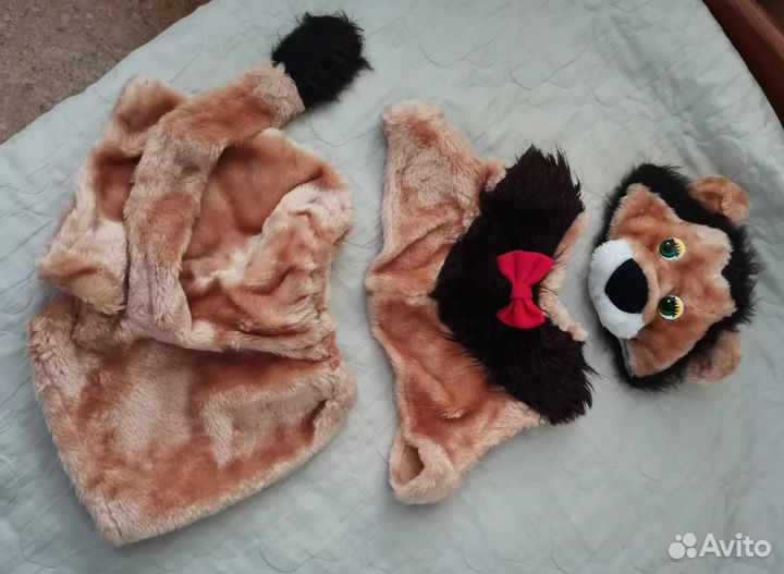 Костюмы: мышь, лев, петух, петрушка