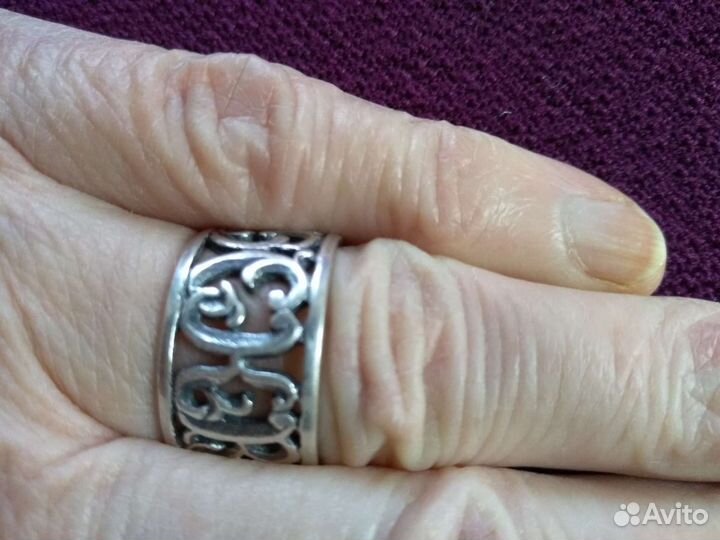 Винтажное серебряное кольцо Москва 80