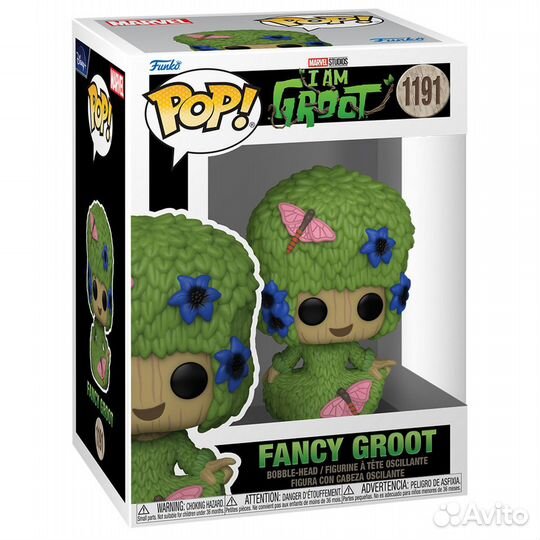 Фигурка Funko POP Bobble Marvel I Am Groot Fancy