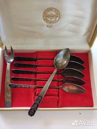 Чайные ложки мельхиор