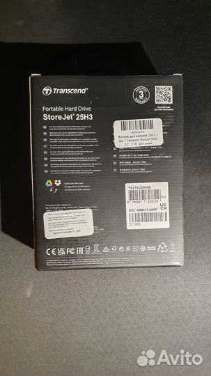 Внешний жесткий диск Transcend StoreJet 25M3S 2TB