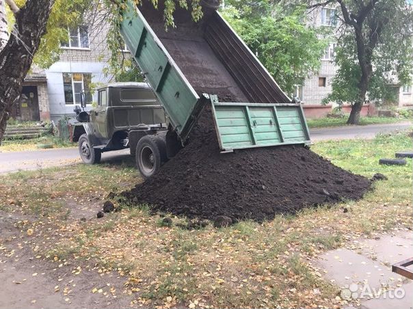 Чернозем Земля плодородный грунт Навоз 6-16 кубов