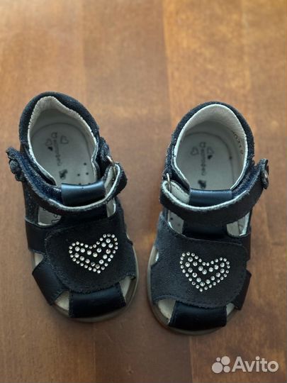 Туфли летние ясельные для девочки