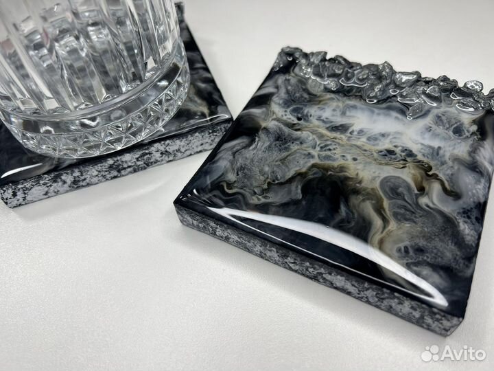 Набор стаканов с подстаканниками