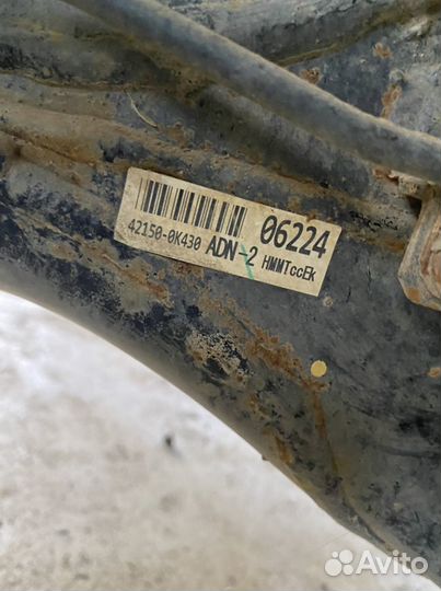 Чулок заднего моста Toyota Hilux 2GD-FTV 2.4D