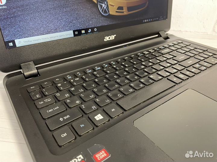 Быстрый ноутбук Acer AMD/4ядра/6gb/SSD