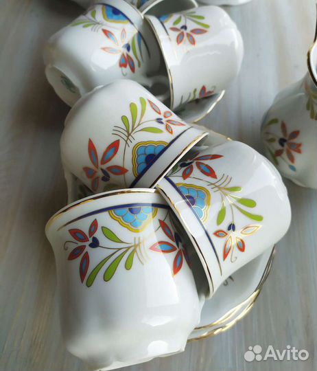 Кофейный сервиз, новый, china of boheme