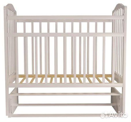 Кроватка Агат Золушка-5 с маятником (новая)