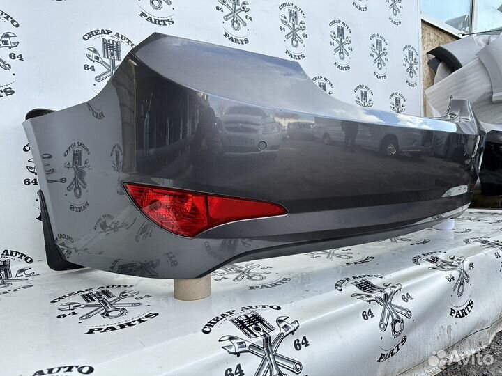 Задний бампер Hyundai Solaris 1 Рестайлинг в сборе