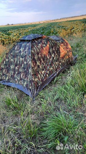 Палатка туристическая 2 местная с тамбуром