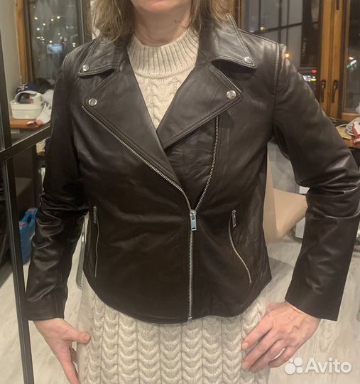Натуральная кожаная куртка