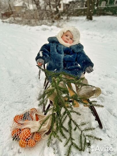 Шуба детская СССР 2-3 года