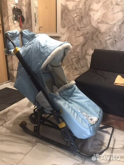 Коляска санки