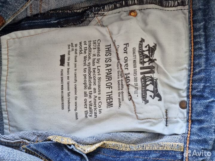 Джинсы мужские levis 504